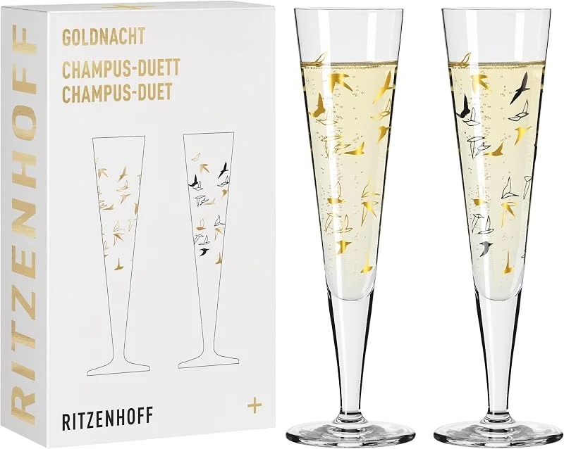 Besuche den RITZENHOFF-Store RITZENHOFF Champagnerglas-Set 2er - 200 ml - Made in Germany — Wein und Festtafel