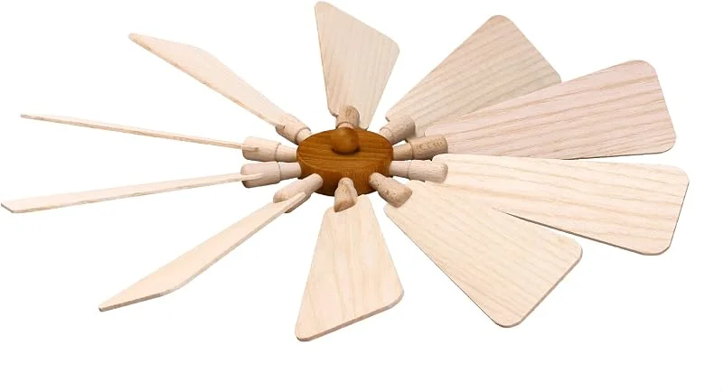Besuche den Rudolphs Schatzkiste-Store Rudolphs Schatzkiste Ersatzteil Flügelrad Ø ca. 34cm NEU Ersatz Teile Flügel Nabe Pyramide — Weihnachtsdeko