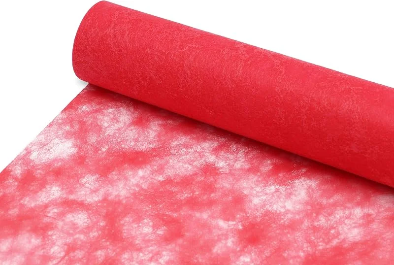 Marke: Deko AS GmbH Sizocloud® Tischläufer Tischband (Rot, 20 cm breit) — Küche & Haushalt