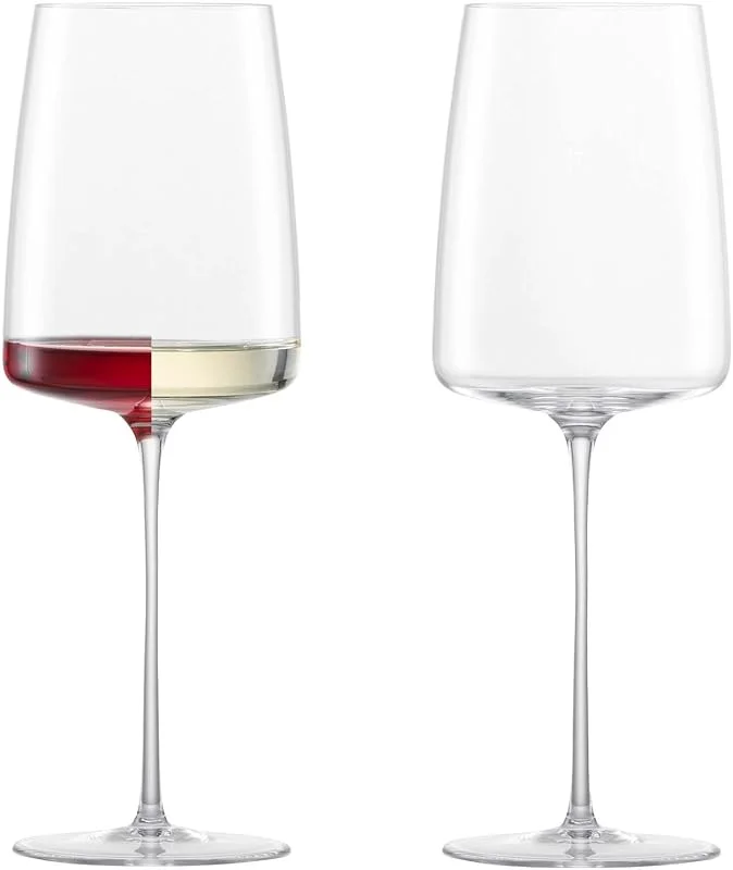 Besuche den Zwiesel Glas-Store Zwiesel Glas Handmade Simplify handgefertigte Glaswaren, 370 ml, Riesling, 2 Stück — Wein und Festtafel
