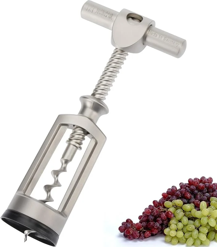 Besuche den Westmark-Store Westmark Glockenkorkenzieher mit Korkabstreifer, Monopol Edition, Stahl, Zink-Druckguss, Edelmattiert, 62553380 — Wein und Festtafel