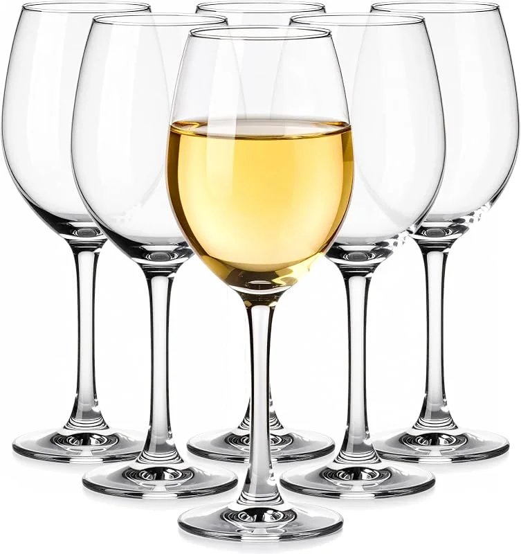 Besuche den Glasmark KROSNO 1992-Store Glasmark KROSNO 1992 Weißweingläser 390 ml, 6er Set, Weingläser Set für Aperitif, kalte Getränke, Drinks und Cocktails — Wein und Festtafel