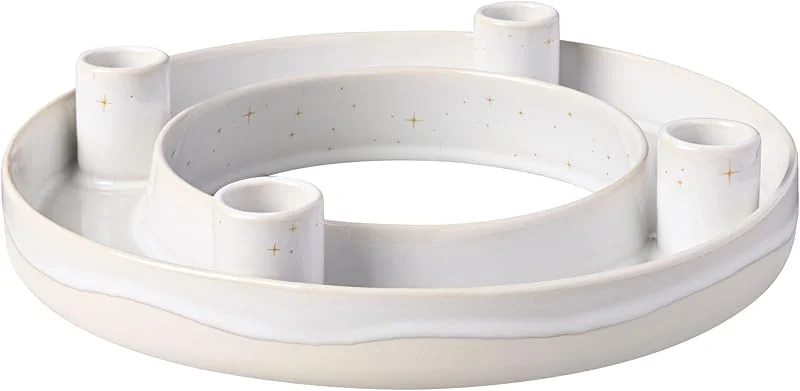 Besuche den like. by Villeroy & Boch-Store like. by Villeroy & Boch Winter Glow Adventskranz, 26x26x5, 5 cm — Advent und Tisch