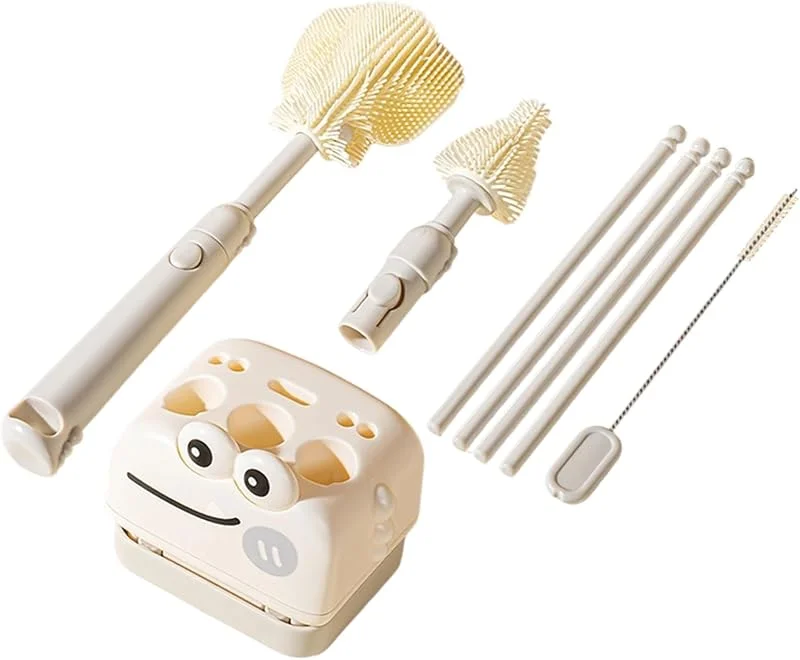 Marke: Générique Flaschenbürsten-Set, langer Griff für Reinigung, Reinigungsset für Flaschen – für Haus, schmaler Hals, Bier, Wein, Karaffe, Rohre, Deckel, Spüle, Küche, Reise — Wein und Festtafel