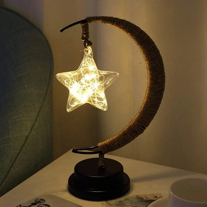 Marke: Ulalaza Ulalaza LED Kupfer Draht Lampe Schmiedeeisen Ornamente Nachtlicht Kreatives Schlafzimmer Nordic Style Retro Wind Dekoration Urlaub ohne Batterie — Kerzenlicht Abendessen