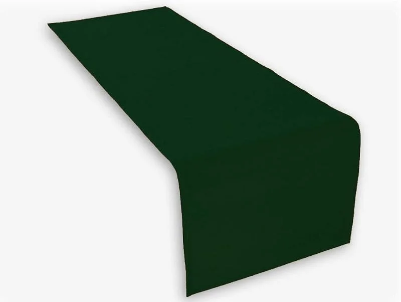 Besuche den Lemos Home-Store Lemos Home Hochwertiger Tischläufer aus Baumwolle. Tischtuch, Tischdecke. Große Auswahl an Farben. (Dunkelgrün) — Küche & Haushalt