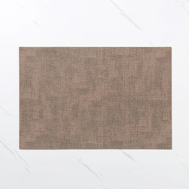 Besuche den Epinki-Store Epinki Tischsets Platzsets Textil Quadratisch, 2er Set 30x45CM Platzsets Weihnachten Modern Gewebt Muster Anti-Rutsch aus PU Leder, Tischuntersetzer Natur Khaki für Küche Speisetisch — Küche & Haushalt