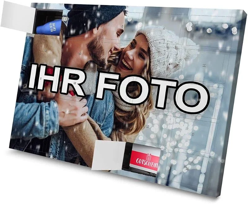 Besuche den printplanet-Store printplanet - XL Adventskalender 2026 mit eigenem Foto zum selbst Befüllen — Advent und Tisch