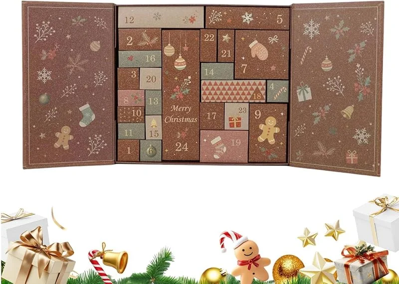 Marke: Jvjggag DIY Leerer Weihnachts-Countdown-Kalender Zum Befüllen Interaktive — Advent und Tisch