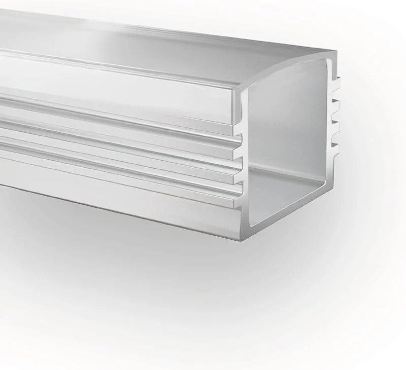 Besuche den INNOVATE-Store INNOVATE LED Profil 2m - LED Aluminiumprofil - Montageprofil für Leuchtstreifen - Schiene für Lichtstreifen - Lichtleiste - Leuchtband (U-Profil Mini 12 flach - Weiß, flache milchige Abdeckung) — Weihnachtsbeleuchtung