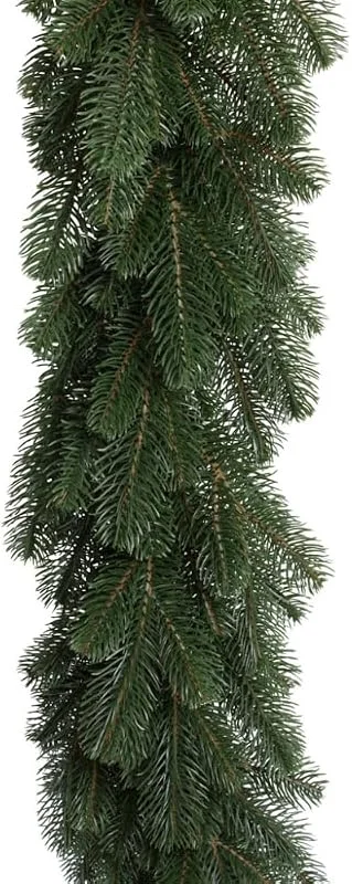 Besuche den Botanic-Haus-Store künstliche Tannengirlande, Weihnachtsgirlande Karpaten Spritzguss, Länge: 200 cm, Farbe: dunkelgrün — Weihnachtsdeko