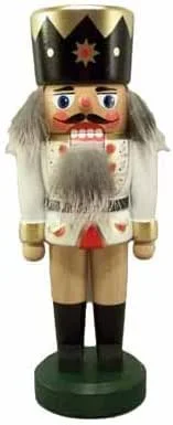 Besuche den Rudolphs Schatzkiste-Store Rudolphs Schatzkiste Nussknacker König weiß Höhe 21cm NEU Weihnachten Seiffen Nutcracker Nüsse Erzgebirge Winter Dekoration Holzkunst Holz Weihnachtsmann Christmas Walnuss — Weihnachtsdeko