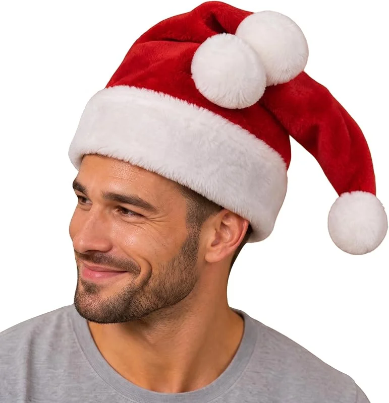Marke: Generisch Weihnachtsmütze Lustig Beweglich Wichtelgeschenk für Erwachsene Party — Weihnachtsmode
