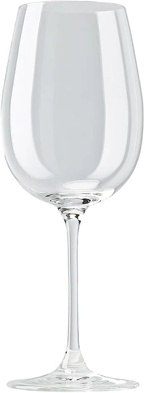 Rosenthal DiVino Glatt Rotwein Bordeaux Glas 24, 2 cm, 0, 58 l, elegantes Kristall-Rotweinglas, schlichter & minimalistischer Stil, hochwertige Verarbeitung — Wein und Festtafel