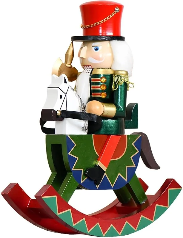 Marke: Generisch Nussknacker-Figur, Weihnachtsfest, Feiertagsdekoration, Statue — Weihnachtsdeko