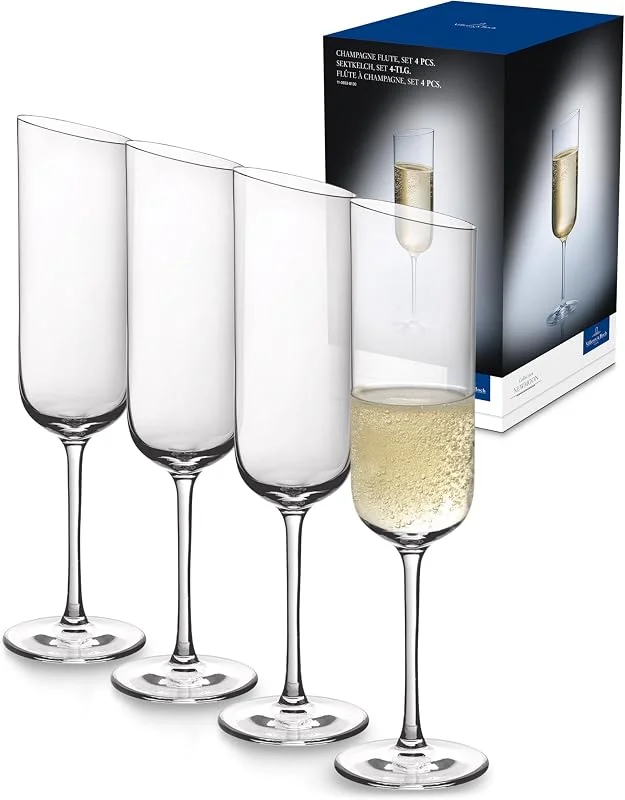 Villeroy & Boch - NewMoon Champagnerglas Set 4-teilig 120 ml Klar — Wein und Festtafel