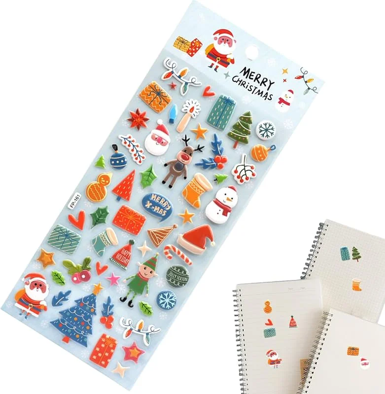 Marke: Generic Weihnachtsaufkleber 3D für DIY Aufkleber Weihnachtsdekoration — Geschenkverpackung