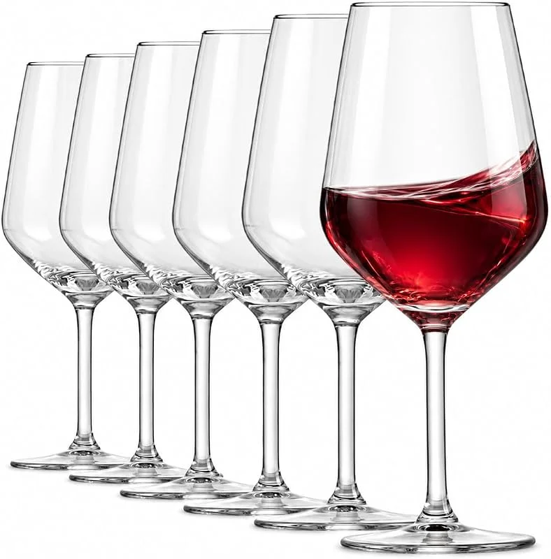 Besuche den Murago-Store Murago - 6er Set Rotweingläser Elegance ca. 530 ml - Rotweinglas bauchig — Wein und Festtafel