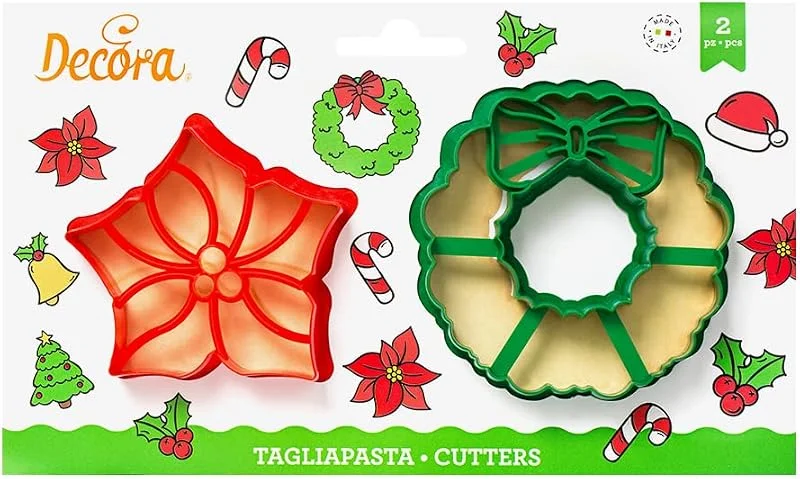 Marke: Decora Decora 0255038 2ER-SET NUDELAUSSTECHER FÜR GIRLANDEN UND WEIHNACHTSSTERNE AUS KUNSTSTOFF — Weihnachtskueche