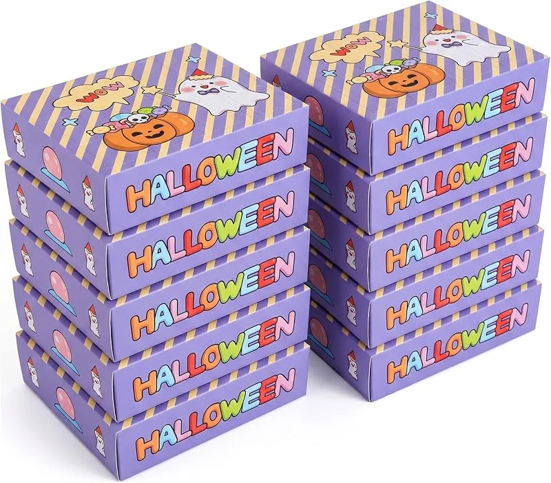 Marke: TusaMer 10pcs Halloween Adventskalender DIY Halloween Surprise Blind Boxes Leere Adventskalender zum Befüllen Leerer Kalender — Advent und Tisch