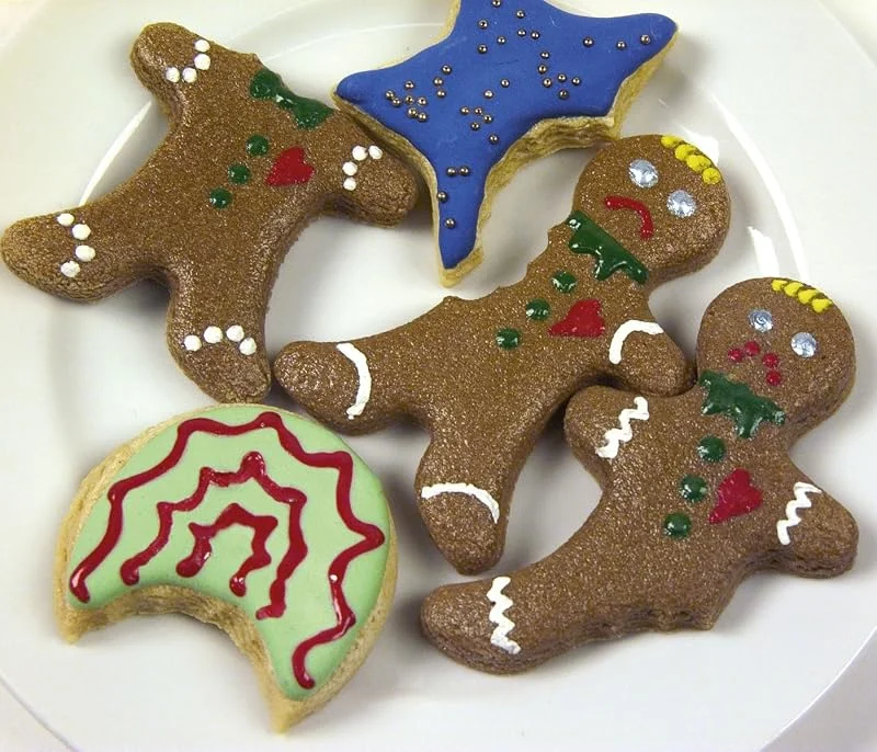 Marke: Fred & Friends Fred und Freunde ABC (Already been Chewed) Bereits gekaut silber — Weihnachtskueche