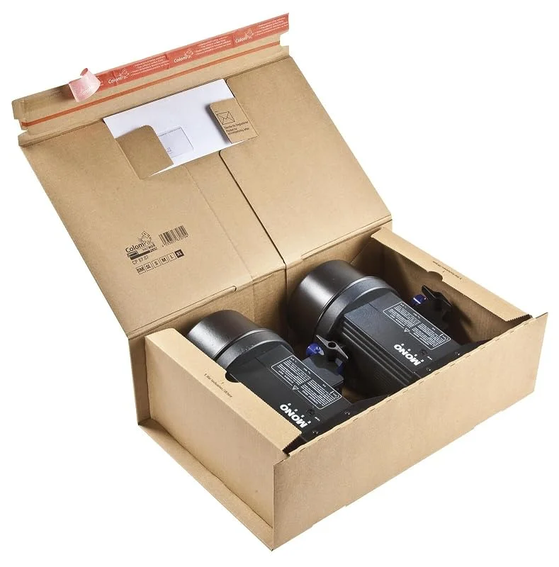 Besuche den Colompac-Store 10 x Versandkarton A3+ 460 x 310 x 160 mm Havanna — Geschenkverpackung