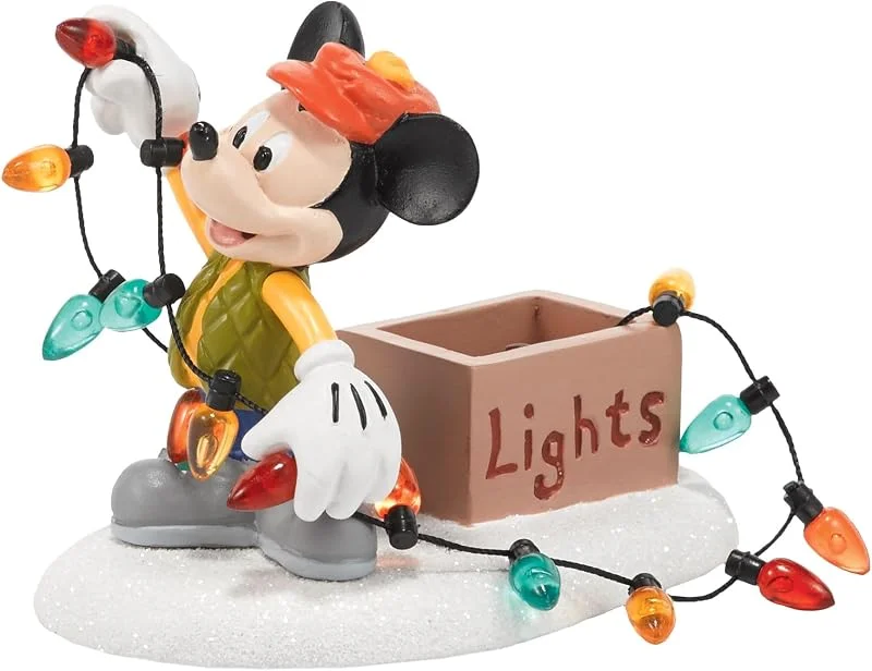 Besuche den Department 56-Store Disney Village by D56 Mickey beleuchtet Weihnachtsfigur — Weihnachtsdeko