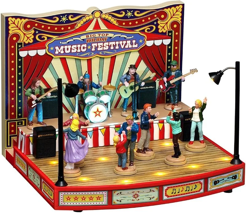 Marke: Lemax Lemax, Big Top Holiday Music Festival, Sehenswürdigkeiten und Klänge, #64632 — Weihnachtsdeko