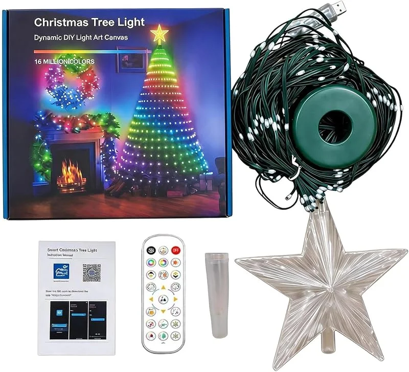 Marke: Générique Smart Christmas Tree – 200+ Animated Szenen – Dynamic Festlicher Projektor — Weihnachtsbeleuchtung