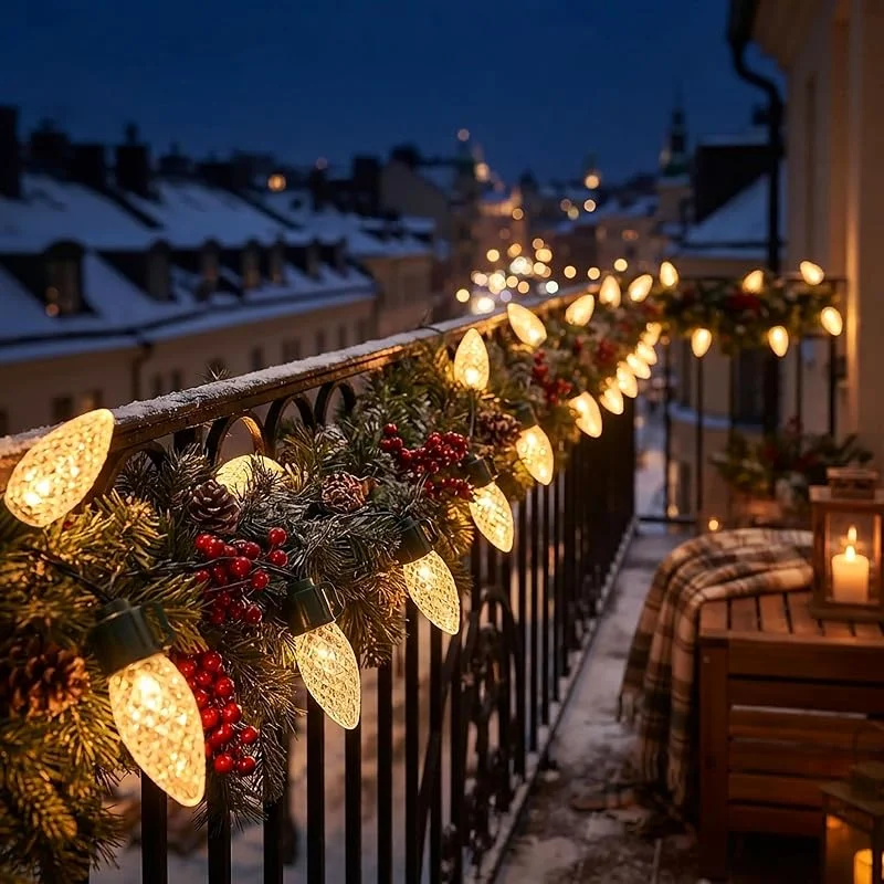 Besuche den Spetebo-Store Spetebo Tannenzapfen Lichterkette Soft Gold 50 LED für Außen & Innen - 10m — Weihnachtsbeleuchtung
