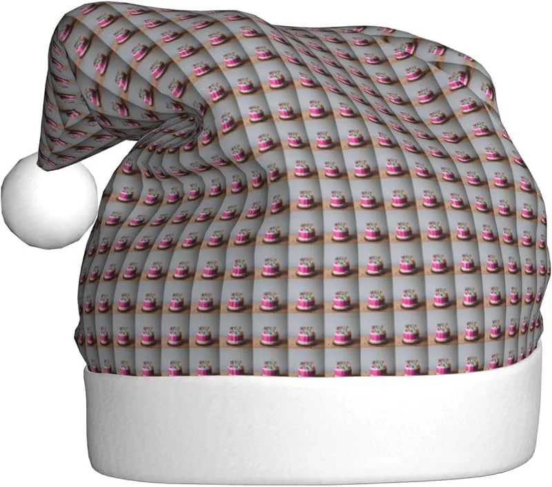Marke: Tamiger Happy Birthday Kuchendruck Weihnachtsmützen saisonal festlich — Weihnachtsmode