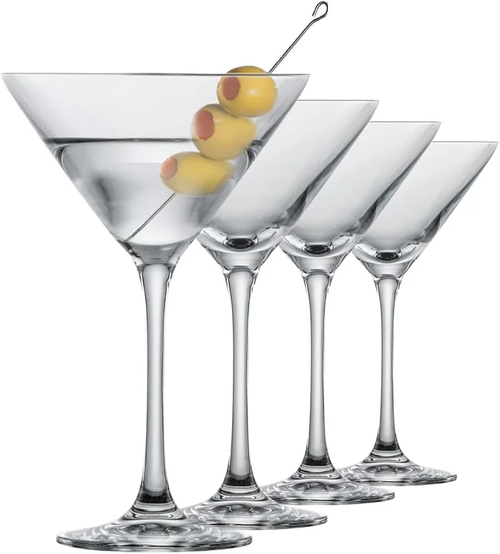 Besuche den Schott Zwiesel-Store SCHOTT ZWIESEL Martiniglas Bar Special (4er-Set), klassische Martini Gläser, spülmaschinenfeste Tritan-Kristallgläser, Made in Germany (Art.-Nr. 123658), Klar, Kristall — Wein und Festtafel