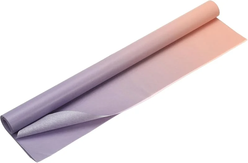 Besuche den PATIKIL-Store PATIKIL 20 Blatt Buntes Seidenpapier Großpackung Für Geschenktüten 27.6x19.7" Rosa Lila Verlauf Verschiedene Farben Geschenkpapier Für Basteln Feiertage Weihnachten Blumen Deko — Geschenkverpackung