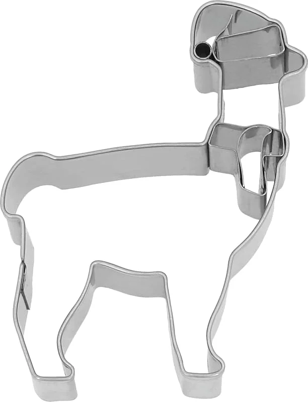 Besuche den RBV Birkmann-Store Birkmann Ausstechform Weihnachts-Lama 9 cm, Plätzchenausstecher für Weihnachtsplätzchen und Kekse — Weihnachtskueche