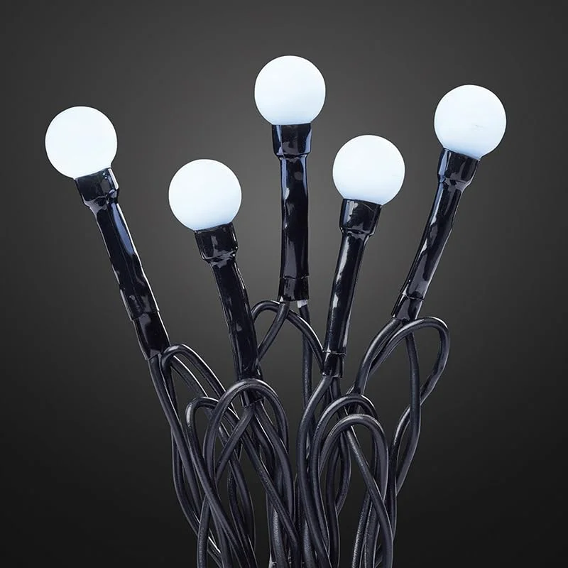 Besuche den hellum-Store hellum Kugel Lichterkette Batterie, 20 LED weiß mit Timer für innen — Weihnachtsbeleuchtung