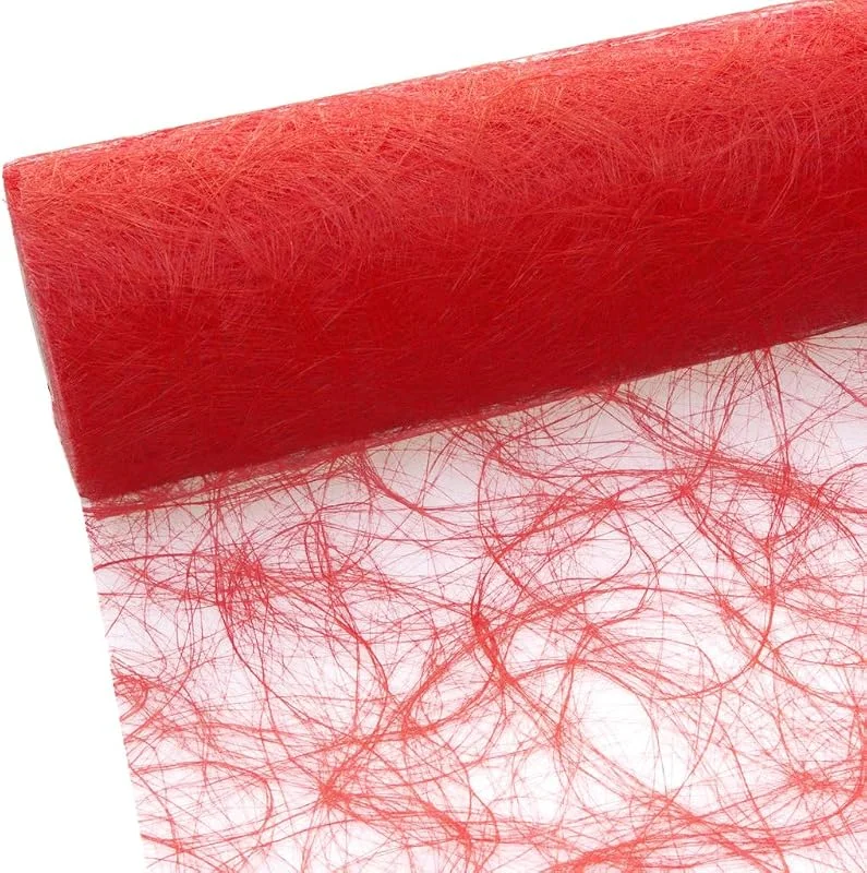 Besuche den Deko AS GmbH-Store Sizoweb Tischband - 25 Meter Rolle + 100 Dekodiamanten (20cm Breite, Leuchtrot) — Küche & Haushalt