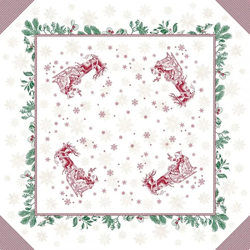 Marke: Mank Mank Tischdecken aus Airlaid Mitteldecken 80 x 80 cm Einmal-Tischdecke für Gastronomie und Feiern 20 Stück Tiemen Weihnachten — Küche & Haushalt