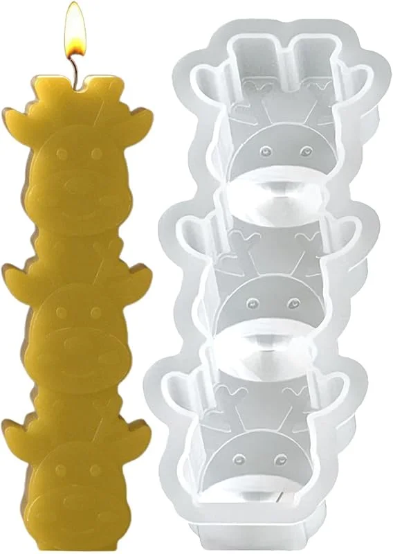 Marke: Generisch Weihnachts-Schokoladenformen 3 Kavitäten Silikon-Gießform Weihnachtsbaum — Weihnachtskueche