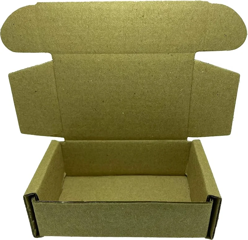 Besuche den NKlaus-Store NKlaus Klappdeckelkarton 6x4x2cm, Kraftpapier, Karton, 1000 Stück, Braun — Geschenkverpackung