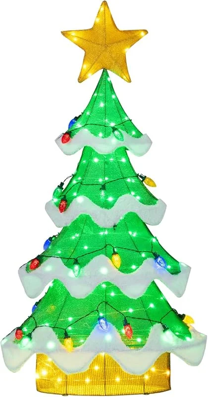 Besuche den COSTWAY-Store COSTWAY LED Weihnachtsbaum, Weihnachtsdeko für innen und außen — Weihnachtsbeleuchtung
