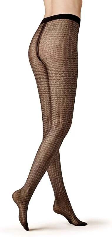 Besuche den KUNERT-Store KUNERT Damen Strumpfhose Small Check Fashion 50 DEN Black 40-42 — Weihnachtsmode