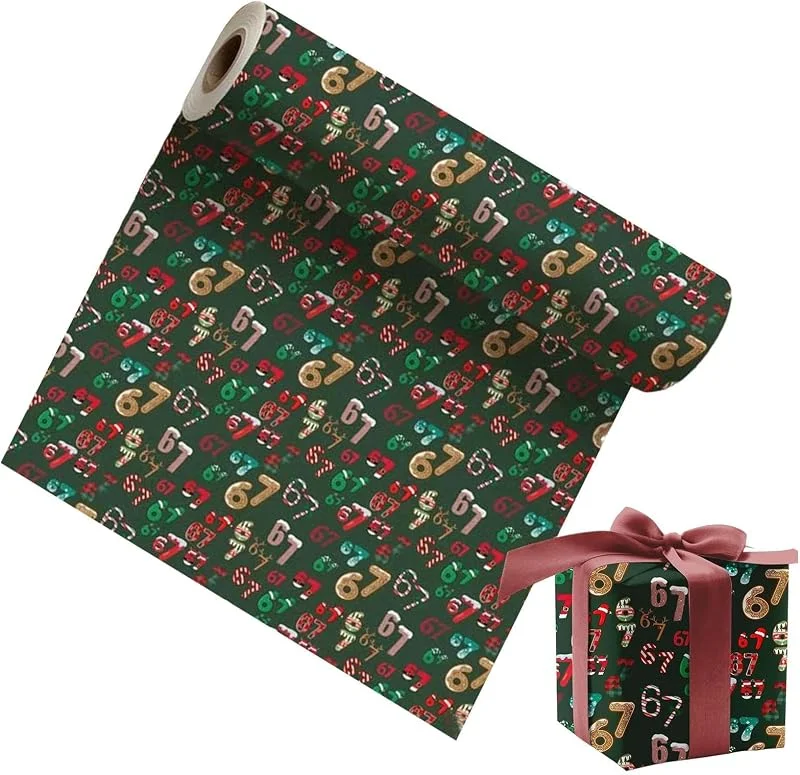Marke: Generisch Geschenkpapier Weihnachten Spaß 67 Edition Verpackungszubehör — Geschenkverpackung