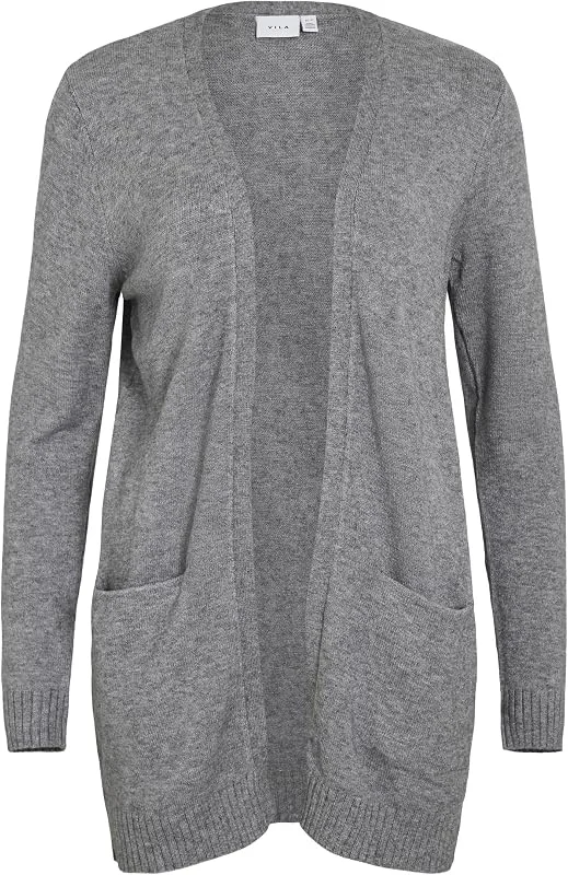 Besuche den Vila-Store Vila Damen Viril Open L, S Knit Cardigan - Noos Strickjacke — Weihnachtsmode