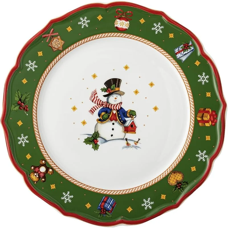 Besuche den Hutschenreuther-Store Teller flach 33 cm Happy Wintertime CM — Advent und Tisch