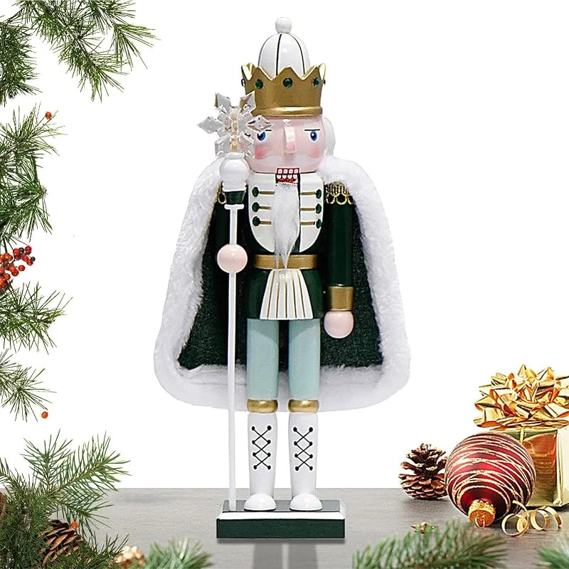 Marke: Generisch Nussknacker Figuren 30 cm Traditionelle Holzfigur — Weihnachtsdeko