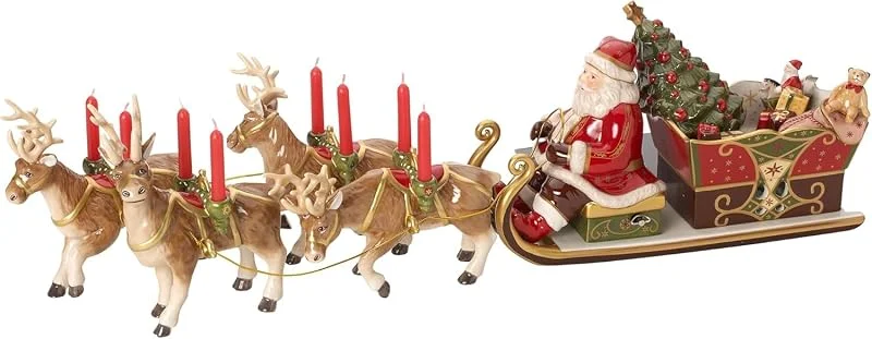 Villeroy & Boch - Christmas Toy's Memory Spieluhr Santas Schlittenfahrt — Weihnachtsdeko