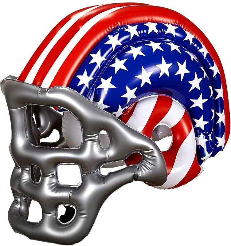 Besuche den W WIDMANN MILANO Party Fashion-Store W WIDMANN MILANO Party Fashion 04868 - Aufblasbarer Footballhelm, Stars and Stripes, USA, American Football, Hut, Kostüm, Accessoire, Karneval, Mottoparty — Weihnachtsmode