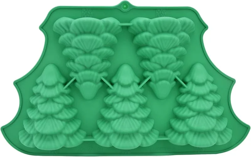 Besuche den Cyrank-Store Silikonformen für Weihnachten, Silikonformen in Weihnachtsbaumform, Pralinenformen, Gummiform zum Backen, Kekse, Pudding, Gelee, Hundekekse — Weihnachtskueche