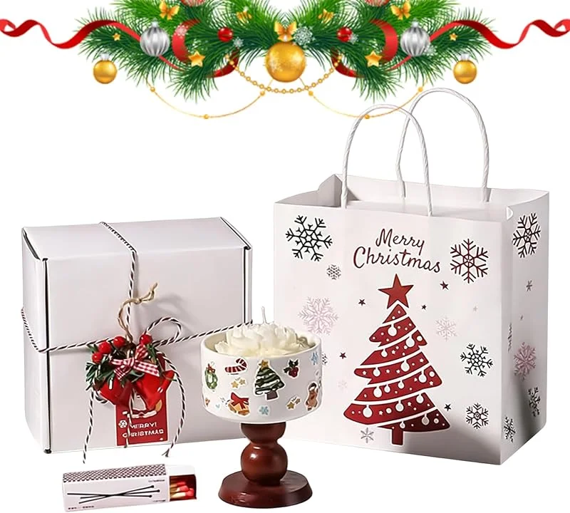 Marke: Generisch Weihnachtskerzen Aus Sojawachs Mit Langer Brenndauer Für Aromatherapie — Kerzenlicht Abendessen