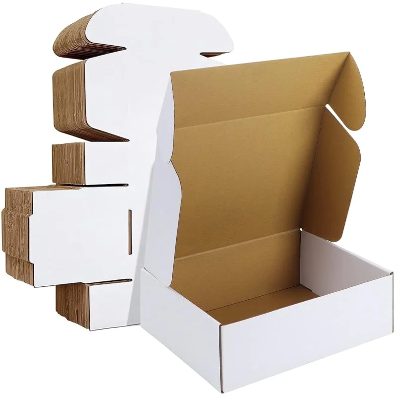 Besuche den HORLIMER-Store HORLIMER 20 Stück Versandkarton Klein Karton Box, 30, 5x22, 9x10, 2 cm Verpackungskartons aus Wellpappe für Warensendung, Geschenkbox, Faltkarton, Postkarton(Weiß) — Geschenkverpackung